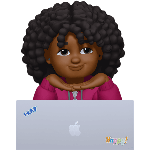 Memoji 3D representando Helen Lima